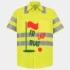 Men's High Visibility Safety Short Sleeve Work Shirt Thumbnail