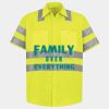 Men's High Visibility Safety Short Sleeve Work Shirt Thumbnail