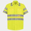 Men's High Visibility Safety Short Sleeve Work Shirt Thumbnail
