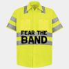 Men's High Visibility Safety Short Sleeve Work Shirt Thumbnail