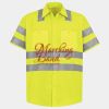Men's High Visibility Safety Short Sleeve Work Shirt Thumbnail
