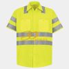 Men's High Visibility Safety Short Sleeve Work Shirt Thumbnail
