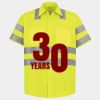 Men's High Visibility Safety Short Sleeve Work Shirt Thumbnail