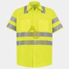 Men's High Visibility Safety Short Sleeve Work Shirt Thumbnail