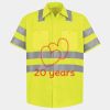 Men's High Visibility Safety Short Sleeve Work Shirt Thumbnail