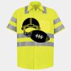 Men's High Visibility Safety Short Sleeve Work Shirt Thumbnail