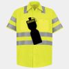Men's High Visibility Safety Short Sleeve Work Shirt Thumbnail