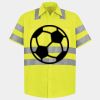 Men's High Visibility Safety Short Sleeve Work Shirt Thumbnail