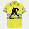 Men's High Visibility Safety Short Sleeve Work Shirt Thumbnail