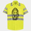 Men's High Visibility Safety Short Sleeve Work Shirt Thumbnail