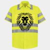 Men's High Visibility Safety Short Sleeve Work Shirt Thumbnail