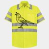 Men's High Visibility Safety Short Sleeve Work Shirt Thumbnail