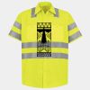 Men's High Visibility Safety Short Sleeve Work Shirt Thumbnail