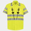 Men's High Visibility Safety Short Sleeve Work Shirt Thumbnail