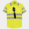 Men's High Visibility Safety Short Sleeve Work Shirt Thumbnail