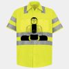 Men's High Visibility Safety Short Sleeve Work Shirt Thumbnail