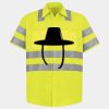 Men's High Visibility Safety Short Sleeve Work Shirt Thumbnail
