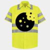 Men's High Visibility Safety Short Sleeve Work Shirt Thumbnail