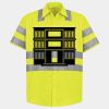Men's High Visibility Safety Short Sleeve Work Shirt Thumbnail