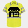 Men's High Visibility Safety Short Sleeve Work Shirt Thumbnail