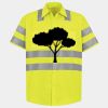 Men's High Visibility Safety Short Sleeve Work Shirt Thumbnail
