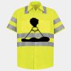 Men's High Visibility Safety Short Sleeve Work Shirt Thumbnail