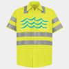 Men's High Visibility Safety Short Sleeve Work Shirt Thumbnail