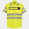 Men's High Visibility Safety Short Sleeve Work Shirt Thumbnail