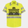 Men's High Visibility Safety Short Sleeve Work Shirt Thumbnail