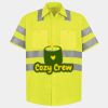 Men's High Visibility Safety Short Sleeve Work Shirt Thumbnail