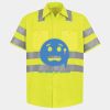 Men's High Visibility Safety Short Sleeve Work Shirt Thumbnail