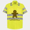Men's High Visibility Safety Short Sleeve Work Shirt Thumbnail